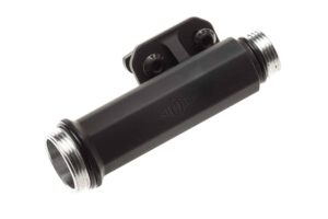Reptilla Torch Dual-Fuel 18650 M-LOK weapon light body, black anodized, left side