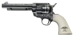 Pietta 1873 GW2 Liberty .45 Colt 4.75 inch blued engraved revolver with Ultra Ivory Liberty Eagle grip
