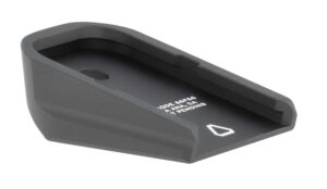 Strike Industries black anodized aluminum Glock magazine base plate GALBPBK
