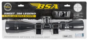 BSA Optics Sweet 350 3-9x40 AO rifle scope matte black with 30/30 reticle