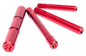 Cross Armory CRG4PSRD 4-pin dimpled extended set for Glock Gen4, red, 4140 steel