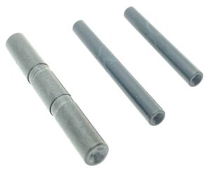 Cross Armory CRG5PSBK dimpled 3-pin set, black 4140 steel for select Glock pistols