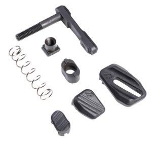 Strike Industries ARMMR Modular Magazine Release made of Steel with Polymer Button & Black Finish for AR-Platform
