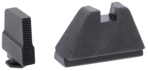AmeriGlo GL507 Optic Compatible Sight Set for Glock  5XL Tall Serrated Front Sight-Black Rear Sight