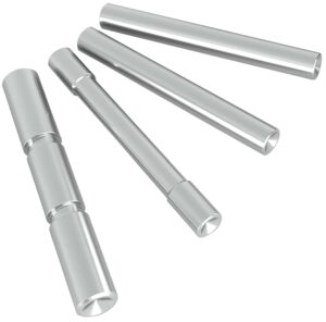 Cross Armory CRG4PSSV 4 Pin Set  Silver 4140 Steel for Most Glock Gen4