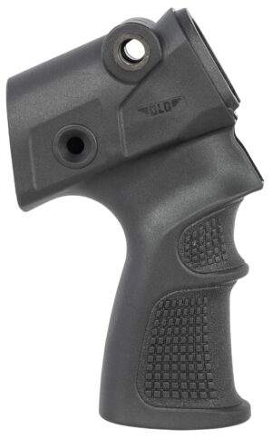 NCStar DLG-108 black polymer pistol grip stock adapter for Remington 870 with textured non-slip grip