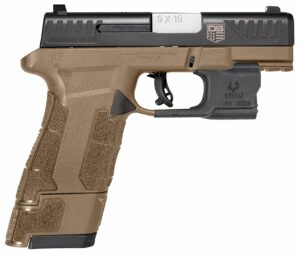 Diamondback AM2 DB0301P061 sub-compact 9mm pistol in Flat Dark Earth with Viridian laser