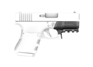 Recover Innovations GR2601 polymer rail adapter for Glock 26 and Glock 27 in black