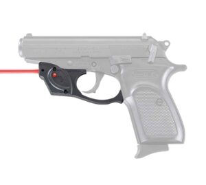 Viridian 9120006 red laser sight for Bersa Thunder 380 mounted on trigger guard