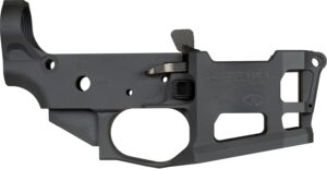 Desert Tech Quattro-15 QTRLR15B53 multi-caliber AR-15 lower, black, accepts Quad53 magazine