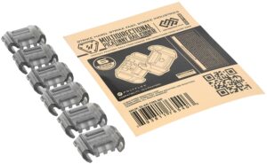 Strike Industries ARCMSMP Multidimensional Picatinny Rail Cover with Cable Management  Clear Smoke
