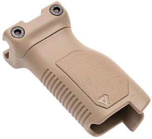 Strike Industries ARCMAGLFDE long angled vertical grip Flat Dark Earth for M-LOK with cable management
