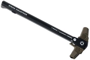 Strike Industries AR-TBCH-223-BK-OD T-Bone Charging Handle .223/5.56x45mm Nato OD Green Polymer Handles Aluminum Shaft for AR-15