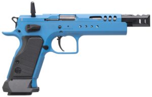 Tanfoglio IFG TFDOM9 Domina 9mm 5.20" barrel blue finish black polymer grip