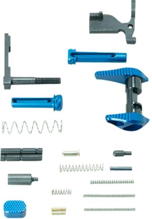 Timber Creek ARLPKB blue anodized aluminum AR-15 lower parts kit