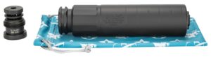Griffin Armament EXPLORR 22 .22 LR suppressor, 6.0-inch, black Cerakote, 17-4PH stainless