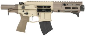 Maxim Defense PDX 505-SPS 7.62 x 39mm AR pistol with 5.50 inch barrel in Arid Brown