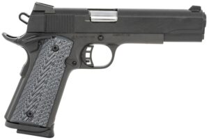 Taylors & Company 1911 Tactical full-size 9mm with gray G10 grips and black parkerized finish
