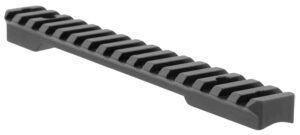 Talley PLM258763 Fierce Picatinny Rail  Black Anodized Long Action 20 MOA