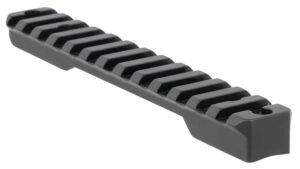 Talley PSM258779 Fierce Rivalry Picatinny Rail  Black Anodized Short Action 20 MOA