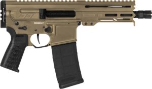 CMMG Dissent 55A938FCT 5.56 NATO 6.50-inch Coyote Tan AR pistol side view