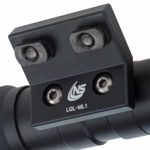 Nightstick M-LOK offset mount for LGL-150/160/170 weapon lights, black anodized