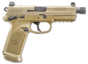 FN FNX-45 Tactical FDE bundle .45 ACP 5.3-inch threaded barrel