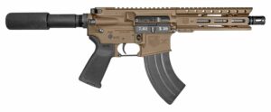 Diamondback DB15 7.62x39 rifle FDE 7-inch barrel 6-inch M-LOK handguard