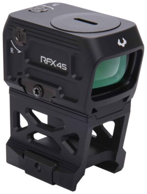 Viridian RFX45 Pro closed emitter green dot reflex sight 9810052 front-left view