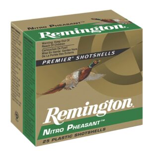 Remington Ammunition 28636 Nitro Pheasant  12Gauge 2.75" 1 3/8oz 6Shot 25 Per Box/10 Case