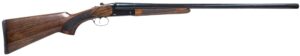 Pointer FT6 20 Gauge 28in side-by-side shotgun with black finish and Turkish walnut stock