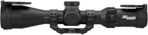 Sig Sauer Tango MSR 3-18x50 34mm scope, black, illuminated MRAD Milling 2.0 reticle, includes MSR mount