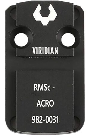 Viridian RFX44 Shield RMSc Mounting Plate 9820031 black anodized