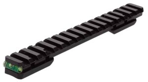 Browning 12525 Picatinny Rail w/Bubble Level Matte Black Aluminum Fits X-Bolt 300 RUM/300 PRC, Anti-Cant/Picatinny Rail/Weaver Mount Ultra Magnum Action 20 MOA