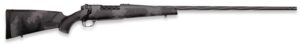 Weatherby Mark V Live Wild 6.5 Creedmoor rifle in black and gray with spiral-fluted barrel