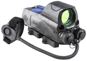 Meprolight MOR PRO 1x30mm reflex sight with 4.3 MOA red dot and visible/IR laser