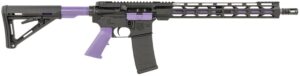 Diamondback DB15 DB175AK271 16-inch 5.56 NATO AR carbine with Magpul MOE furniture black and purple