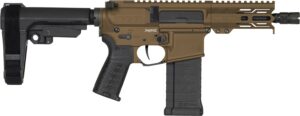 CMMG Banshee MK4 5.7x28mm 5-inch AR pistol, Midnight Bronze Cerakote, 40+1 capacity