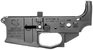 Griffin Armament MK2AL MK2 stripped lower receiver 7075-T6 aluminum black Type III anodized