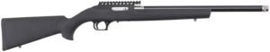 Magnum Research MR SwitchBolt 22 LR rifle with 18-inch tensioned threaded barrel and Hogue OverMolded black stock