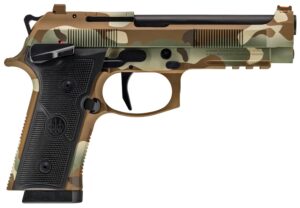 Beretta 92XI American Combat 9mm 4.7in pistol in MultiCam Cerakote