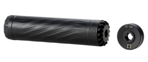 ANECHOIC X30B Anechox 30 suppressor, black stainless steel and titanium, 30Cal, 1 3/8x24 & 5/8x24 DTA
