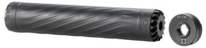 ANECHOIC X45LB 45L suppressor black stainless steel and titanium side view