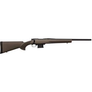Howa M1500 Hogue Mini .350 Legend 16.25 inch threaded-barrel rifle in green finish