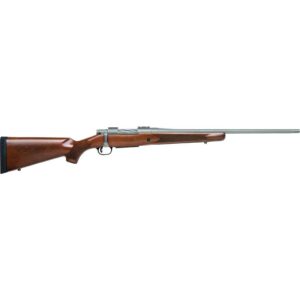 Mossberg Patriot Rifle 7MM-08 Rem. 22 in. Cerakote Stainless with walnut stock