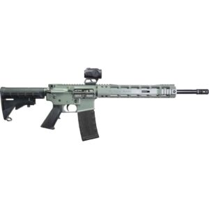 Black Rain Ordnance Spec-15 Sport Rifle 5.56 16 in Jungle Green with mounted Vortex optic