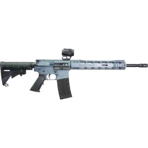 Black Rain Ordnance Spec-15 Sport Rifle 5.56 16-inch Cold War Grey with mounted Vortex optic