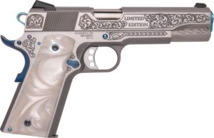 CNC FIREARMS CNCTXBBQ SPG 1911 .45 ACP Texas BBQ limited edition, stainless slide with engraved scrollwork