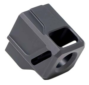 Faxon EXOS-523 compensator for Glock 43 black anodized 1/2x28