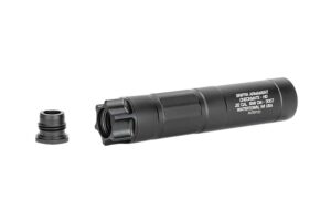 Griffin Armament Checkmate HD22 (GACMHD22CLW) suppressor, black with 17-4 stainless components